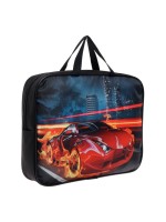 Папка для труда, А4, текстильная, 35×27×7 см «Авто в огне»