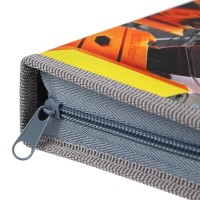 Папка для труда А4 с пеналом, на молнии, текстиль, «Трансформеры»