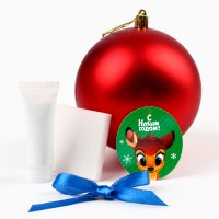 Набор для творчества "Ёлочный шар с отпечатком руки", 10 см, Бэмби