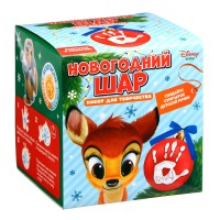 Набор для творчества "Ёлочный шар с отпечатком руки", 10 см, Бэмби