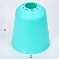 Плафон универсальный «Цилиндр», Е14/Е27, лазурный, 11×11×12 см