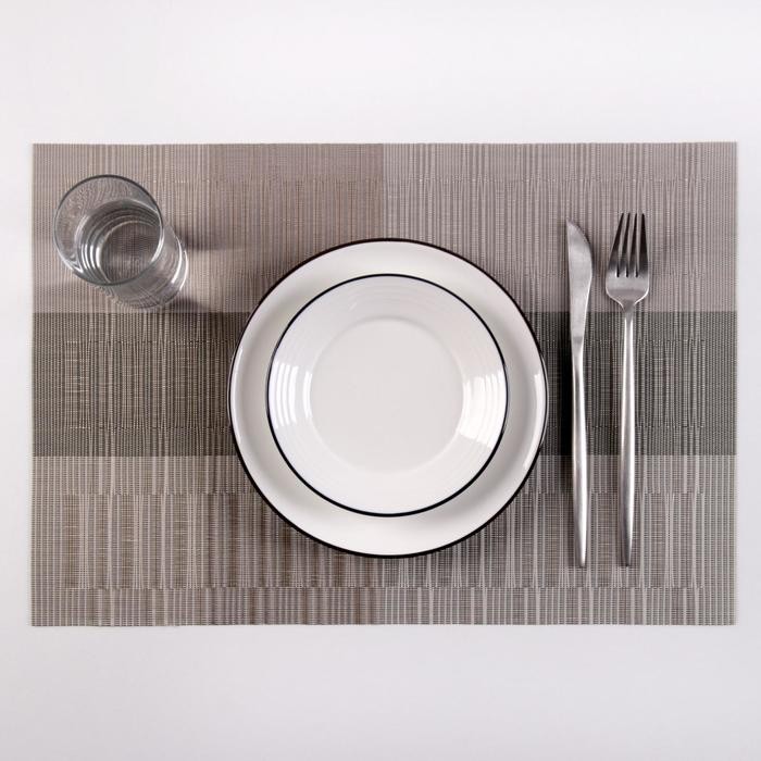 Салфетка сервировочная на стол «Восток», 45×30 см, цвет светло-коричневый