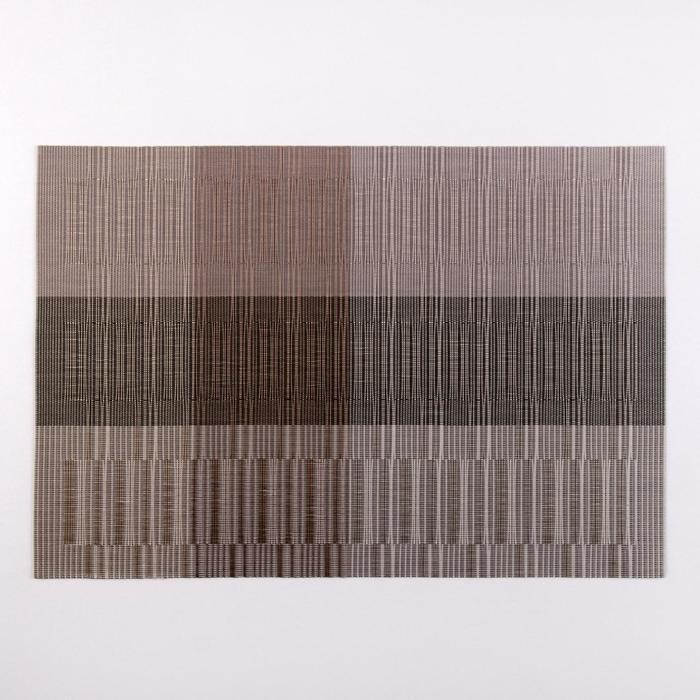 Салфетка сервировочная на стол «Восток», 45×30 см, цвет светло-коричневый