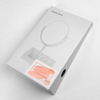 Зеркало с подставкой для хранения, двустороннее, с увеличением, зеркальная поверхность 13 × 16 см, цвет МИКС