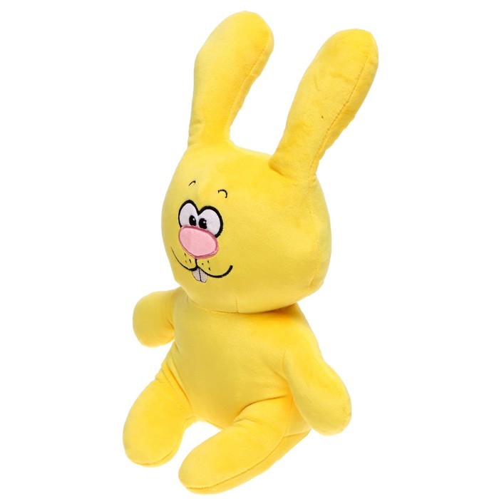 Мягкая игрушка "Кролик Счастливчик" жёлтый, 20 см 054/20/182