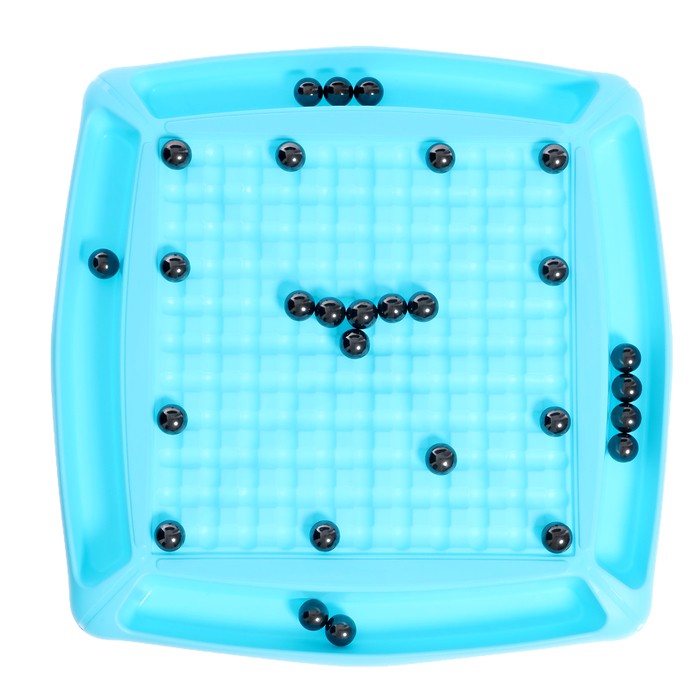 Настольная игра для детей и взрослых на логику «Магнитный бой», 2-4 игрока, 8+, 28 шариков