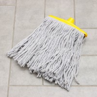 Насадка для швабры верёвочная Доляна, удлинённая насадка 21 см, хлопок, 31×21×4 см, МИКС