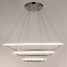 Люстра BayerLux 59913/3 LED 114Вт 4000К серебро 71х71х2-82 см