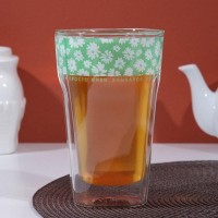 Стакан с двойным дном «Просто живи, улыбайся», 450 мл