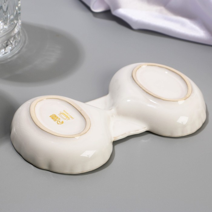 Соусник керамический Dolce Ceramo. «Морская ракушка», 8,5 х 15 см