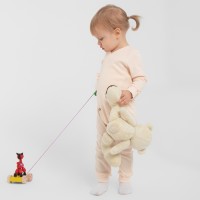 Комбинезон детский MINAKU: Basic Line BABY, рост 80-86, кремовый