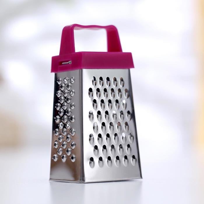 Тёрка четырёхгранная «Мини», 3,5×6,5×3 см, для корицы и шоколада, цвет МИКС