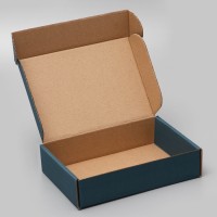 Коробка самосборная, изумрудная, для подарков, хранения и отправки посылок, 21×15×5 см