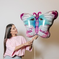 Воздушный шар фольгированный 23" «Бабочка»
