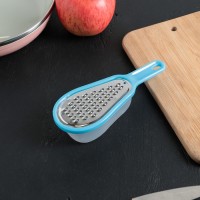 Тёрка с контейнером для детского питания «Груша», 16 см, мелкая, цвет МИКС