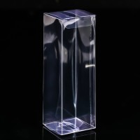 Складная прозрачная коробка из PVC, для упаковки подарков, 5×5×15 см