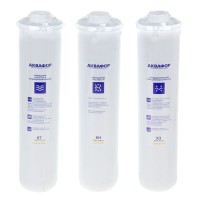 Комплект сменных картриджей для "Аквафор" Кристалл, К3-КН-К7, фильтрующий