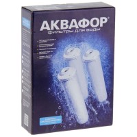 Комплект сменных картриджей для "Аквафор" Кристалл, К3-КН-К7, фильтрующий