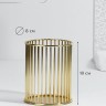 Подставка для хранения косметики, d=8×10 см, золотистый Подставка для хранения косметики, d=8×10 см, золотистый