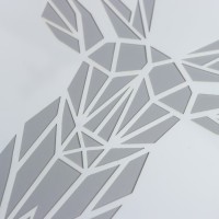 Трафарет пластик "Геометрия. Олень" 29,7х21 см