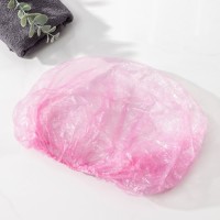 Набор шапочек для душа Доляна, 3 шт, полиэтилен, цвет МИКС