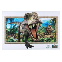 Наклейка 3Д интерьерная Динозавр 90*60см