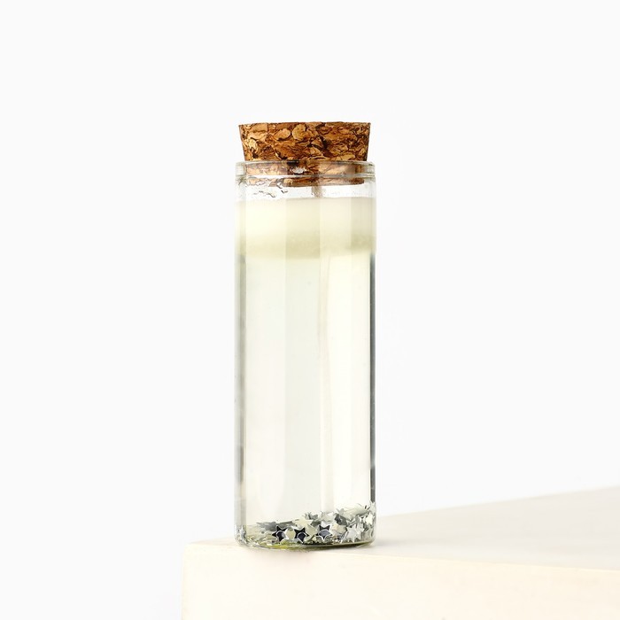 Свеча новогодняя гелевая «Звёздное небо», на Новый год, 8,5 х 2,9 см