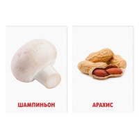 Обучающие карточки по методике Глена Домана «Грибы и орехи», 8 карт, 3+