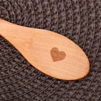 Ложка для специй «Щепотка любви», дерево, 13 см