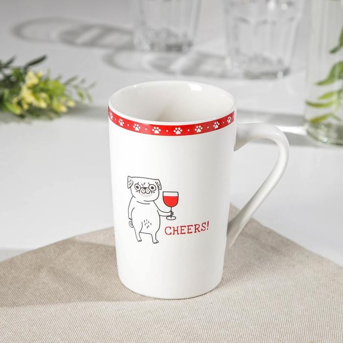 Кружка Доляна «Четверг, это маленькая пятница», 380 мл, 11,5×8×12,2 см