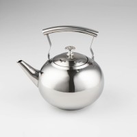 Чайник «Жуан», 1 л, с металлическим ситом, цвет хромированный