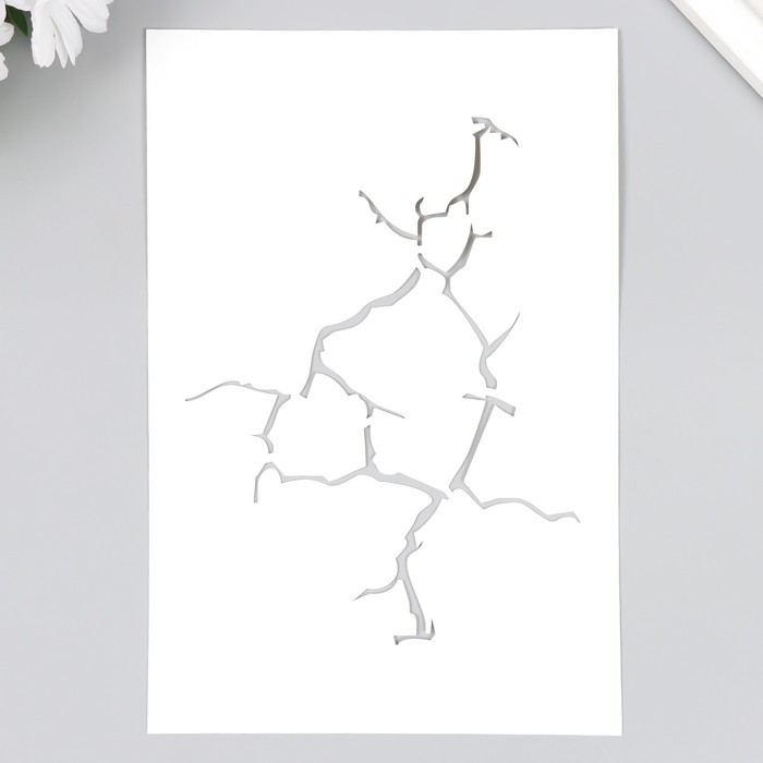 Трафарет "Трещина" 24х16 см