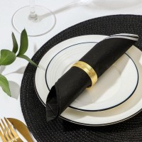 Кольцо для салфетки Noble, 4,2×4,2×1 см, цвет золотой