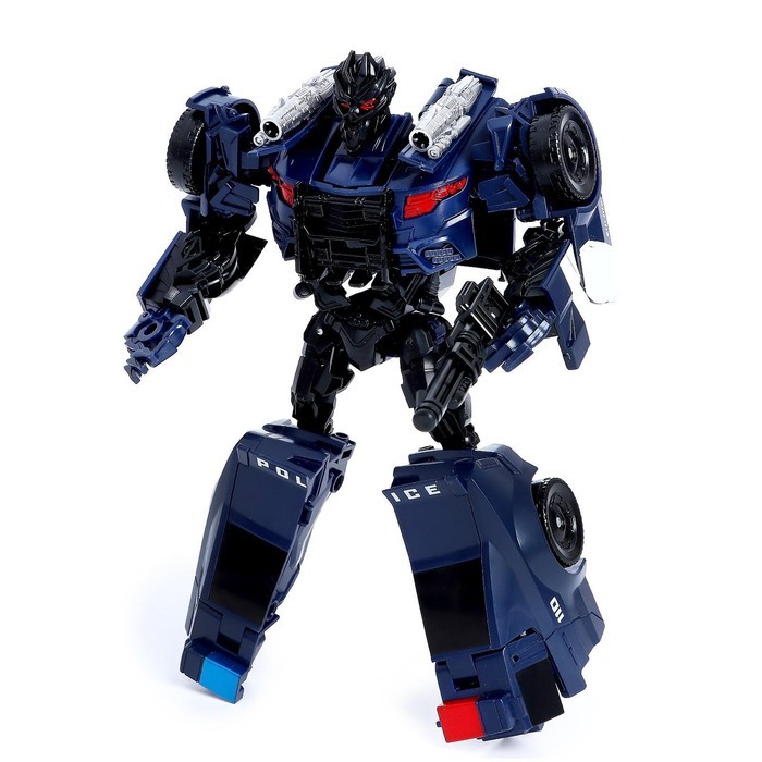 Робот «Полицейский», трансформируется, с элементами из металла
