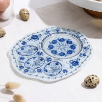 Подставка для яиц Доляна «Жостовская роспись», 3 ячейки