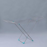 Сушилка для белья напольная, 220×50×90 см, 25 м, цвет хром