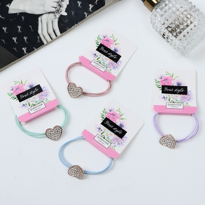 Резинка для волос "Амелия" куб, 5 см, микс