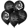 Воздушные шары латексные 12" «Мрачного дня рождения», 25 шт.