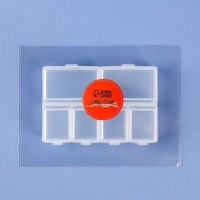 Таблетница, 9.5×7×2 см, 6 секций, МИКС