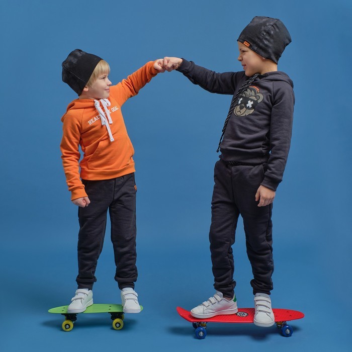 Толстовка детская KAFTAN Trendy, размер 30 (98-104 см), чёрная