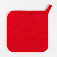 Набор кухонный "Пусть зима будет теплой" прихватка 17х17 - 2 штуки 35% хлопок,65% п/э