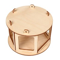 Кормушка для птиц «Беседка», 17 × 17 × 10 см