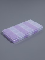 Органайзер для хранения мелочей, 18 ячеек, 15×8×2 см, МИКС