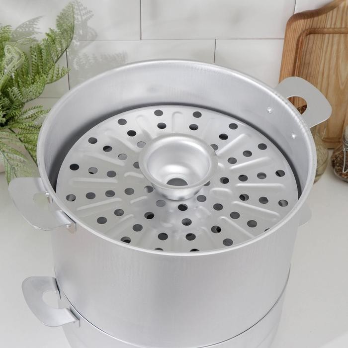 Манты-казан, 6 л, с 4 дисками