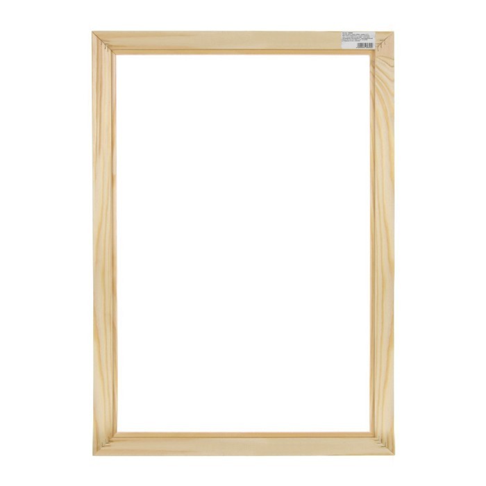 Рама для картин (зеркал) 40×60 см, профиль 37×18 мм, Emma, неокрашенное дерево (подходит для декорирования)