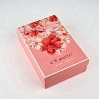 Коробка подарочная складная, упаковка, «С 8 марта», 30×20×9 см