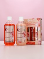 Подарочный набор «Расцветай от счастья», гель для душа и пена для ванны, 2×300, Чистое счастье