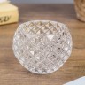 Подсвечник стекло 6 x 6 x 6 см "Кристаллы" Подсвечник стекло 6 x 6 x 6 см "Кристаллы"