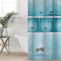 Штора для ванной Доляна «Аквариум», 180×180 см, EVA