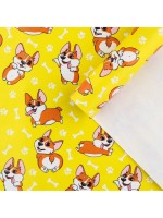 Бумага упаковочная глянцевая «Корги», 70×100 см